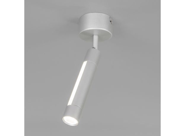 Настенно-потолочный светодиодный светильник 20084/1 LED серебро