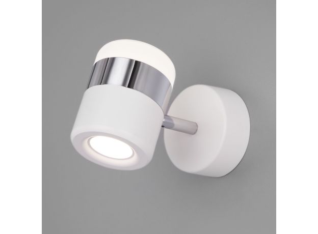 Настенный светодиодный светильник 20165/1 LED хром/белый