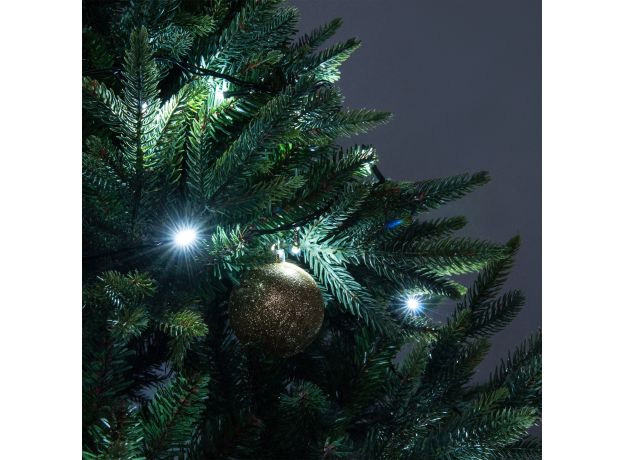 Новогодняя гирлянда нить белый 5 м IP20 400-001 белый