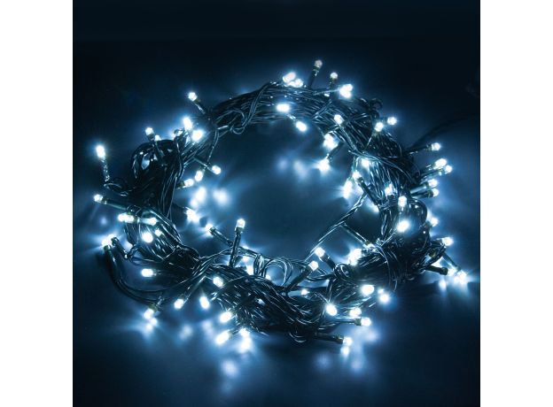 Новогодняя гирлянда нить белый 5 м IP20 400-001 белый