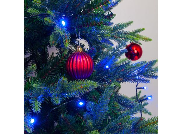 Новогодняя гирлянда нить голубой 10м IP20 400-002 голубой