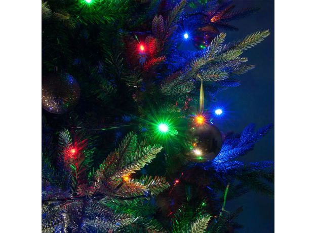 Новогодняя гирлянда нить мульти 10м IP20 400-002 мульти