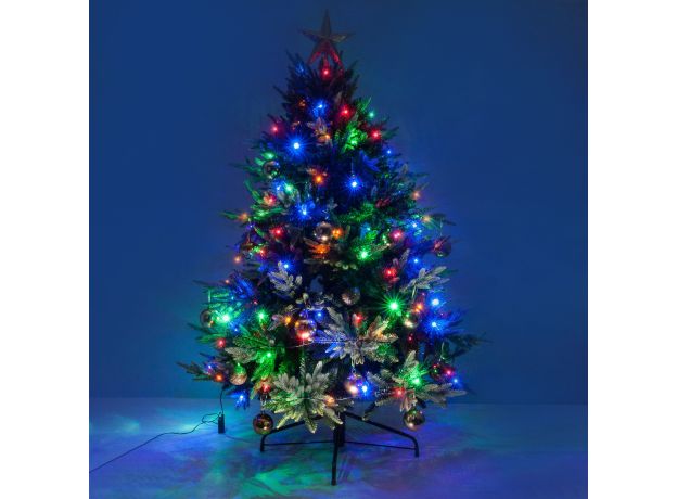 Новогодняя гирлянда нить мульти 10м IP20 400-002 мульти