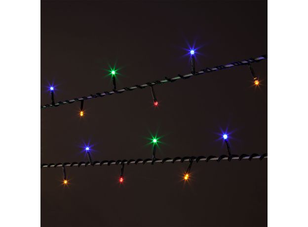 Новогодняя гирлянда нить мульти 10м IP20 400-002 мульти