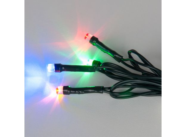 Новогодняя гирлянда нить мульти 10м IP20 400-002 мульти