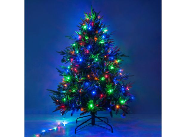 Новогодняя гирлянда нить мульти 5м IP20 400-001 мульти