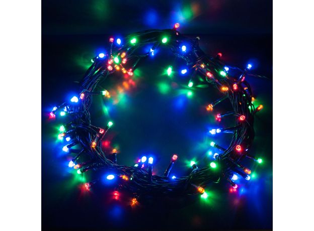 Новогодняя гирлянда нить мульти 5м IP20 400-001 мульти