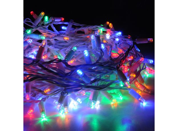 Новогодняя гирлянда нить мульти с эффектом мерцания 20м IP65 400-102 мульти с эффектом мерцания