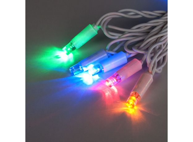 Новогодняя гирлянда нить мульти с эффектом мерцания 20м IP65 400-102 мульти с эффектом мерцания