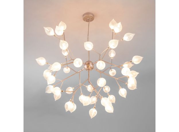 Подвесная люстра серебряного цвета 547