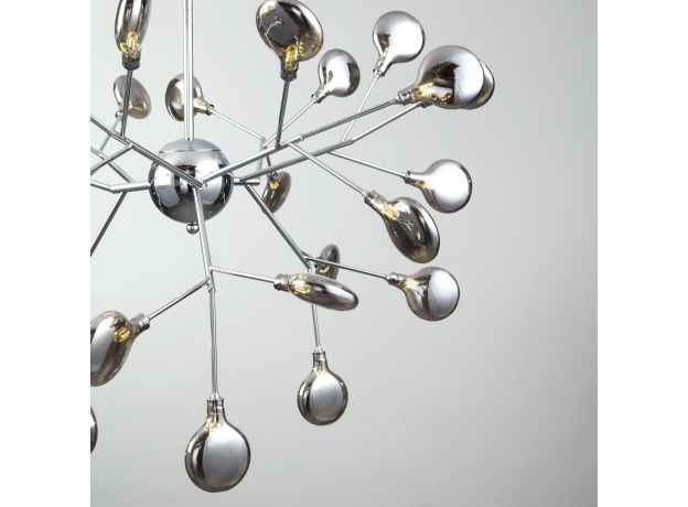 Подвесная люстра со стеклянными плафонами 554