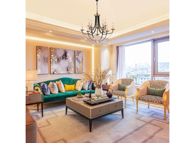 Подвесная люстра в стиле лофт 60098/9 черный