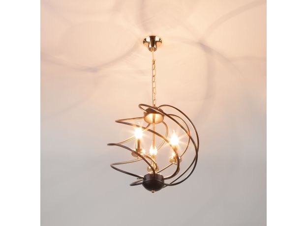 Подвесная люстра в стиле лофт 60105/3 черный