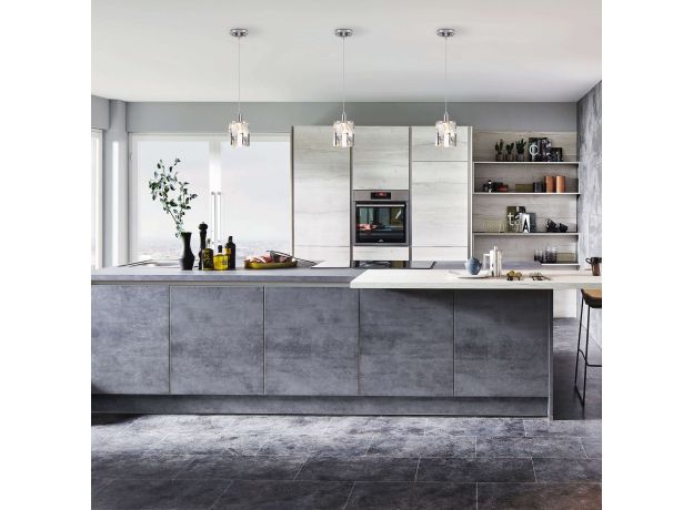 Подвесной светильник с хрусталем 50101/1 хром