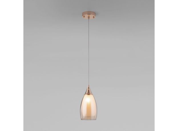 Подвесной светильник со стеклянным плафоном 50085/1 золото