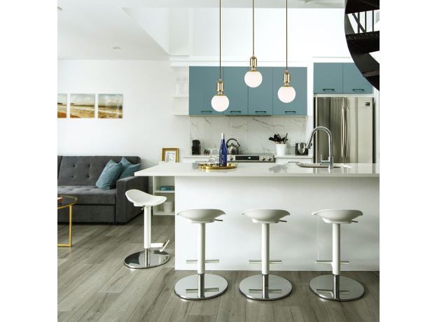 Подвесной светильник со стеклянным плафоном 50151/1 золото