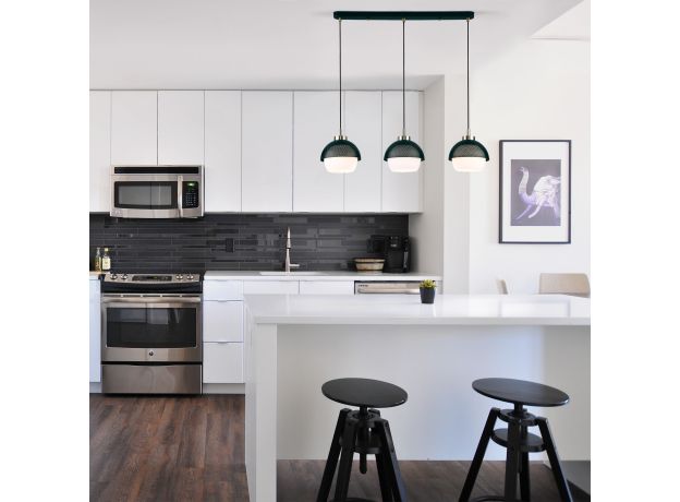 Подвесной светильник 50106/3 античная бронза/черный