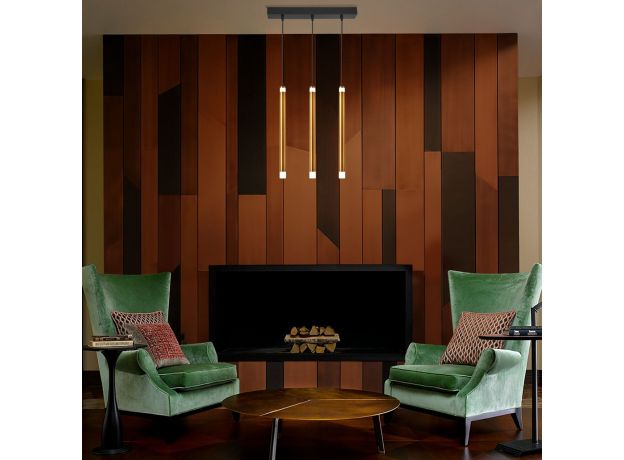 Подвесной светодиодный светильник 50133/3 LED бронза