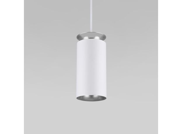 Подвесной светодиодный светильник DLS021 9+4W 4200К белый матовый/серебро