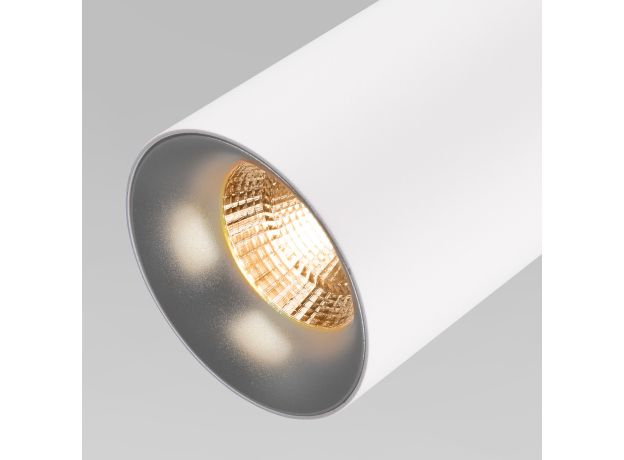 Подвесной светодиодный светильник DLS021 9+4W 4200К белый матовый/серебро