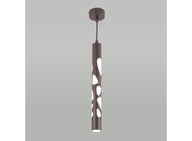 Подвесной светодиодный светильник DLR037 12W 4200K кофейный