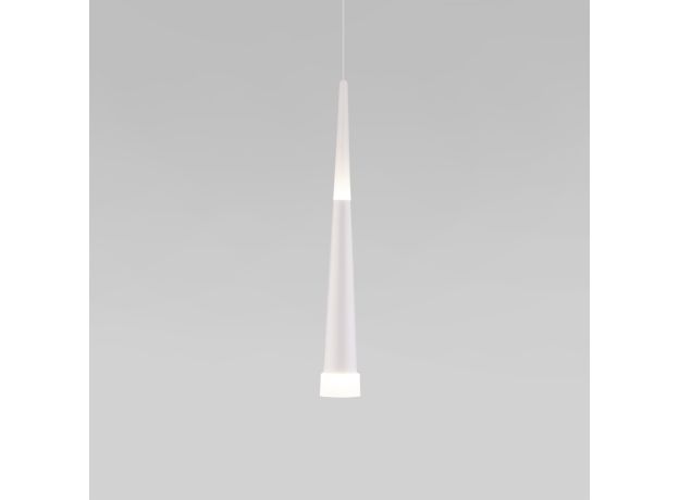 Подвесной светодиодный светильник DLR038 7+1W 4200K белый матовый