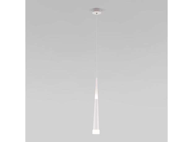 Подвесной светодиодный светильник DLR038 7+1W 4200K белый матовый