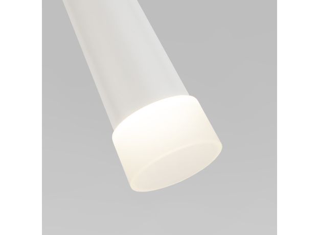 Подвесной светодиодный светильник DLR038 7+1W 4200K белый матовый