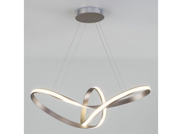 Подвесной светодиодный светильник 90174/1 сатин-никель