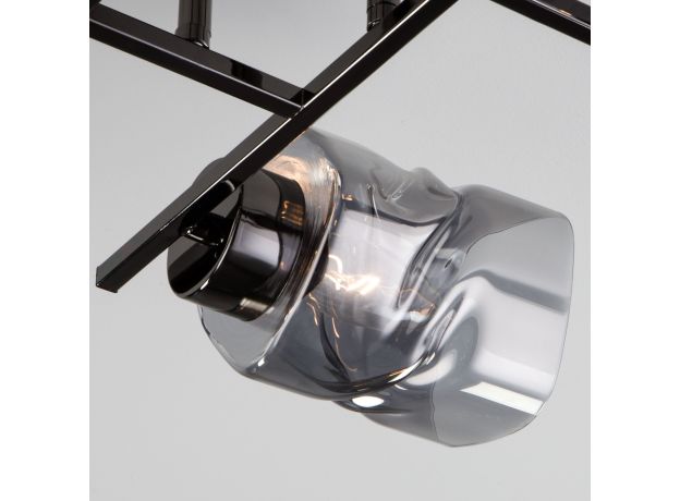 Потолочная люстра со стеклянными плафонами 30165/4 черный жемчуг