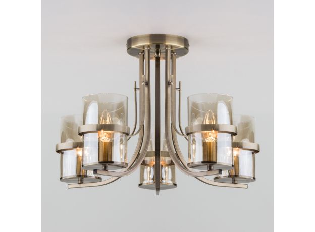 Потолочная люстра со стеклянными плафонами 60085/5