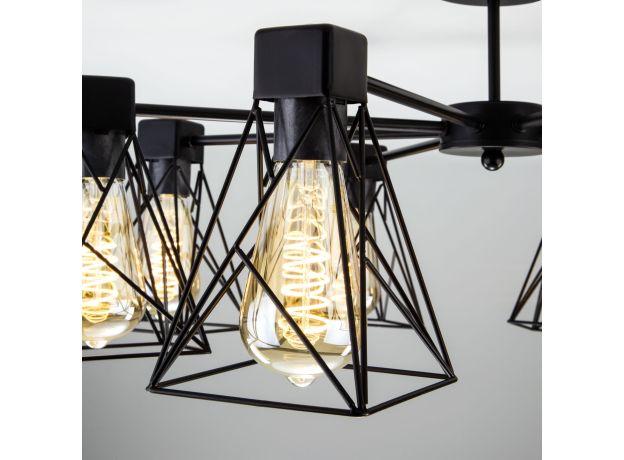 Потолочная люстра в стиле лофт 70107/8 черный