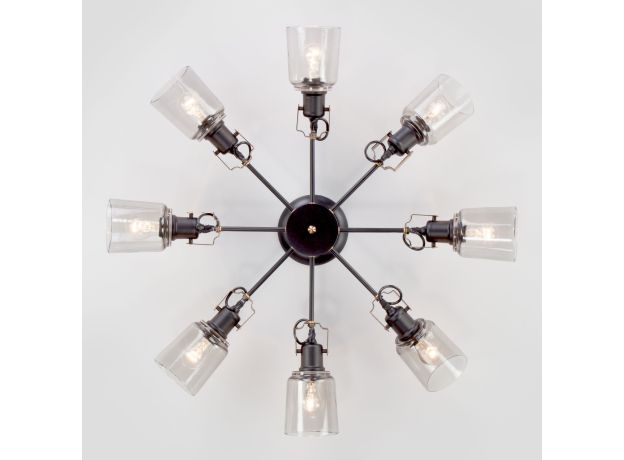 Потолочная люстра в стиле лофт 70111/8 черный