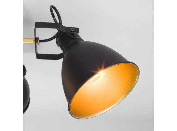 Потолочная люстра с поворотными рожками 70112/8 черный