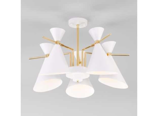 Потолочная люстра с поворотными рожками 70114/5 белый