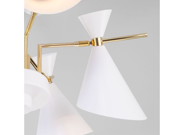 Потолочная люстра с поворотными рожками 70114/5 белый