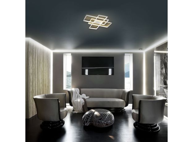 Потолочный светодиодный светильник 90177/3 белый