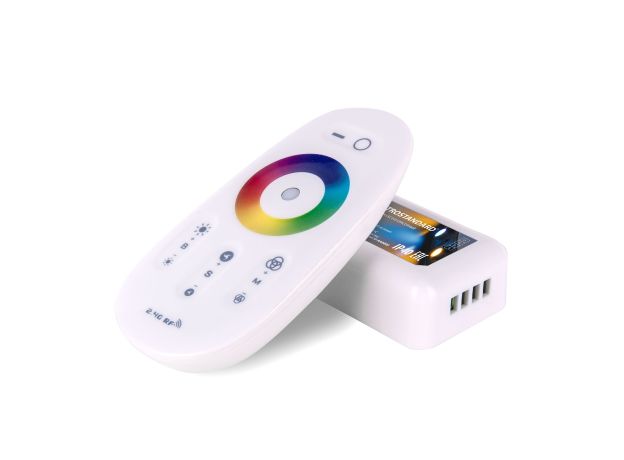 Сенсорный контроллер для светодиодной ленты RGB с ПДУ 12V (радио) IP40 LSC 010