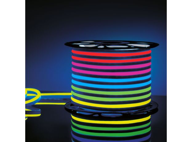 Светодиодный гибкий неон 220 В 12 Вт/м 80 Led/м 5050 IP67, односторонний RGB, 50 м Гибкий неон 220V 12W 80Led 5050 IP67 односторонний RGB, 50 м