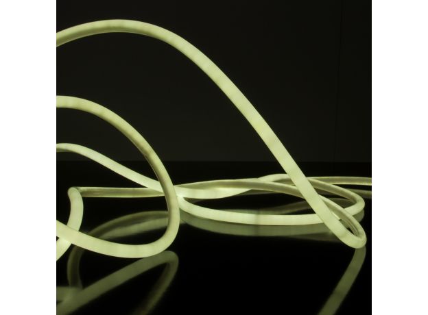 Светодиодный гибкий неон 220 В 9.6 Вт/м 144 Led/м 2835 IP67, круглый холодный белый 6500К, 50 м Гибкий неон 220V 9,6W 144Led 2835 IP67 круглый холодный белый, 50 м