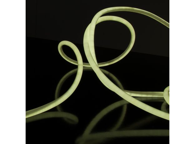 Светодиодный гибкий неон 220 В 9.6 Вт/м 144 Led/м 2835 IP67, круглый холодный белый 6500К, 50 м Гибкий неон 220V 9,6W 144Led 2835 IP67 круглый холодный белый, 50 м