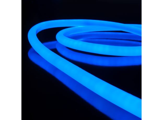 Светодиодный гибкий неон 220 В 9.6 Вт/м 144 Led/м 2835 IP67, круглый синий, 50 м Гибкий неон 220V 9,6W 144Led 2835 IP67 круглый синий, 50 м