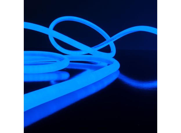 Светодиодный гибкий неон 220 В 9.6 Вт/м 144 Led/м 2835 IP67, круглый синий, 50 м Гибкий неон 220V 9,6W 144Led 2835 IP67 круглый синий, 50 м
