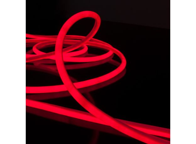 Светодиодный гибкий неон 220V 9.6W/м 144Led/м 2835 IP67 круглый, красный, 50 м Гибкий неон 220V 9,6W 144Led 2835 IP67 круглый красный, 50 м