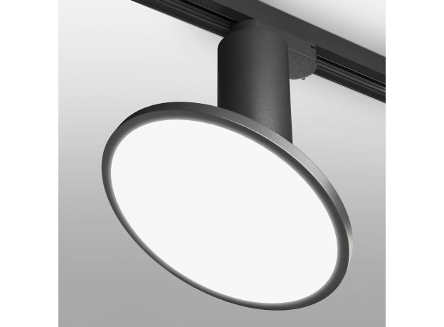 Трековый светодиодный светильник для однофазного шинопровода Brain черный 12W 4200K LTB50