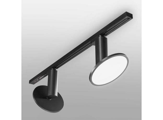 Трековый светодиодный светильник для однофазного шинопровода Brain черный 12W 4200K LTB50