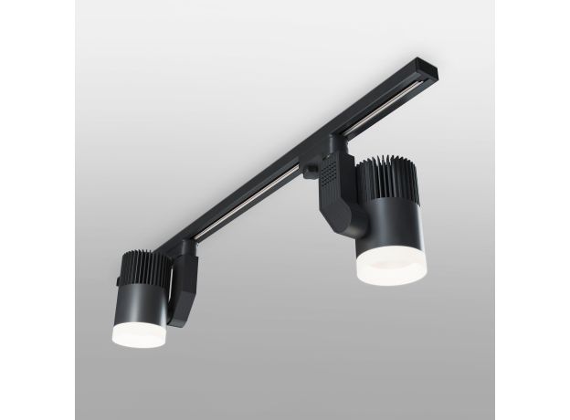 Трековый светильник для однофазного шинопровода Accord черный 30W 4200K (1 шт.) LTB37