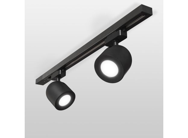 Трековый светильник для однофазного шинопровода Ogma GU10 черный MRL 1005