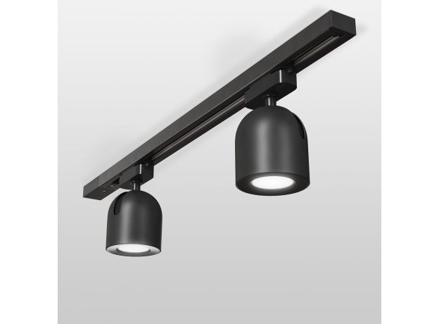Трековый светильник для однофазного шинопровода Ogma GU10 черный MRL 1005