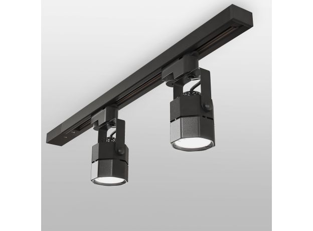 Трековый светильник для однофазного шинопровода Robi GU10 Черный MRL 1004